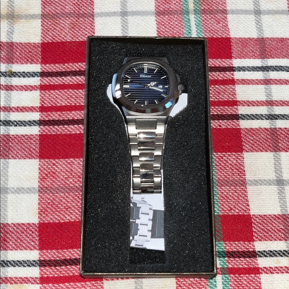 Elegant Stainless Steal Silver Men's  Chenxi Watch